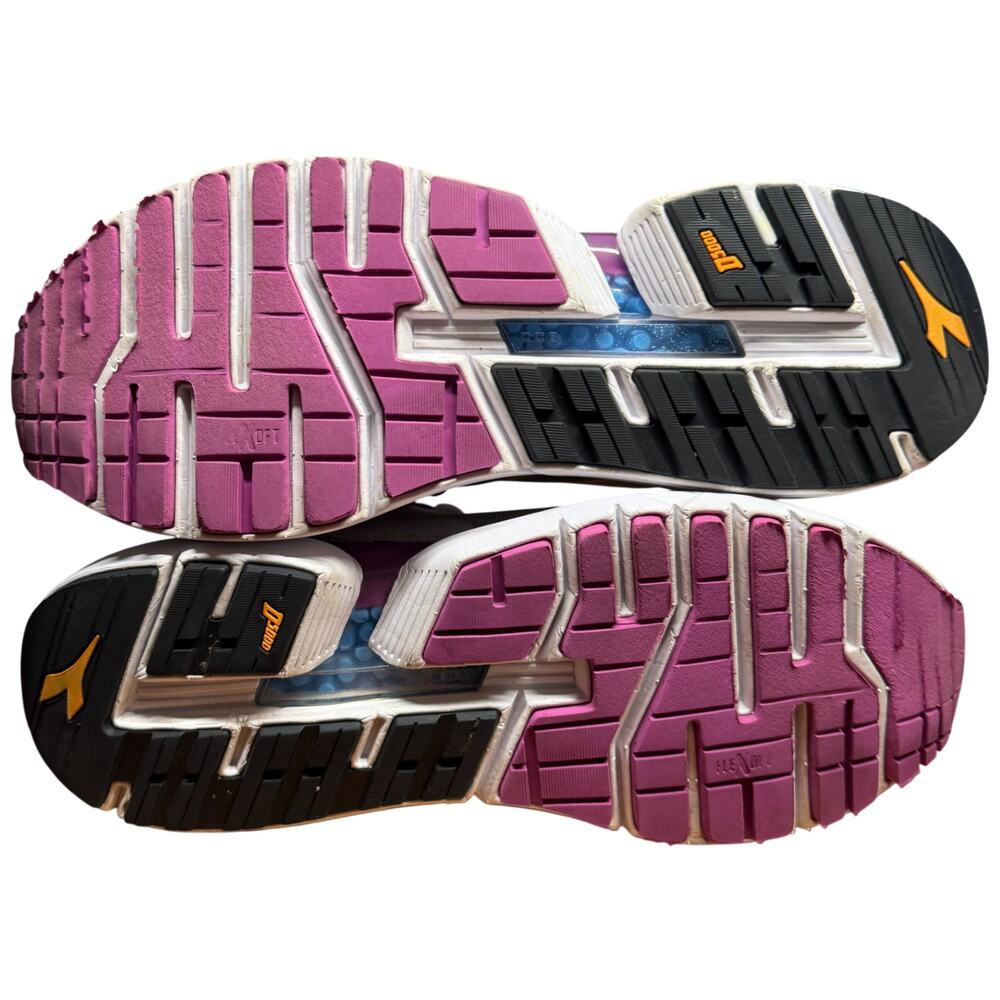 DIADORA Mythos Blueshield Elite TRX Running Shoe Women 9.5W Sneaker White Purple - Picture 11 of 13